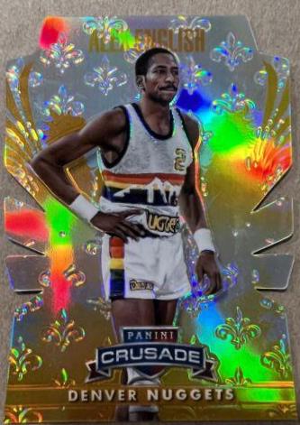Alex English Orange Die Cut #4 Basketball Cards 2013 Panini Crusade Crusade