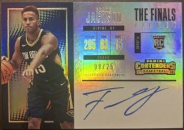 Frank Jackson [Horizontal Autograph the Finals] #130