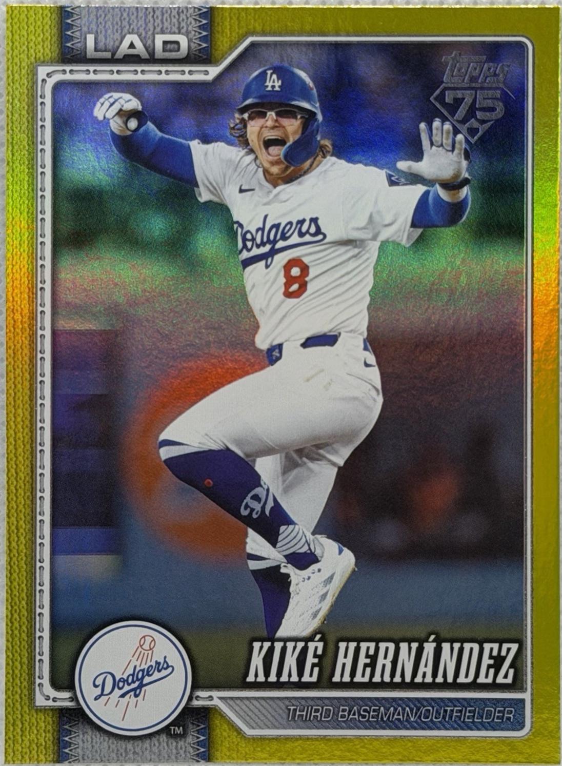 2026 Kike Hernandez [Yellow Rainbow Foil] #571