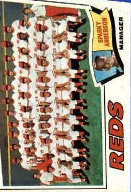 Reds Team #287 Baseball Cards 1977 Topps