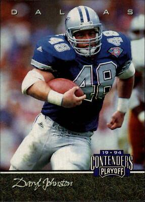 Daryl Johnston #37 Football Cards 1994 Playoff Contenders