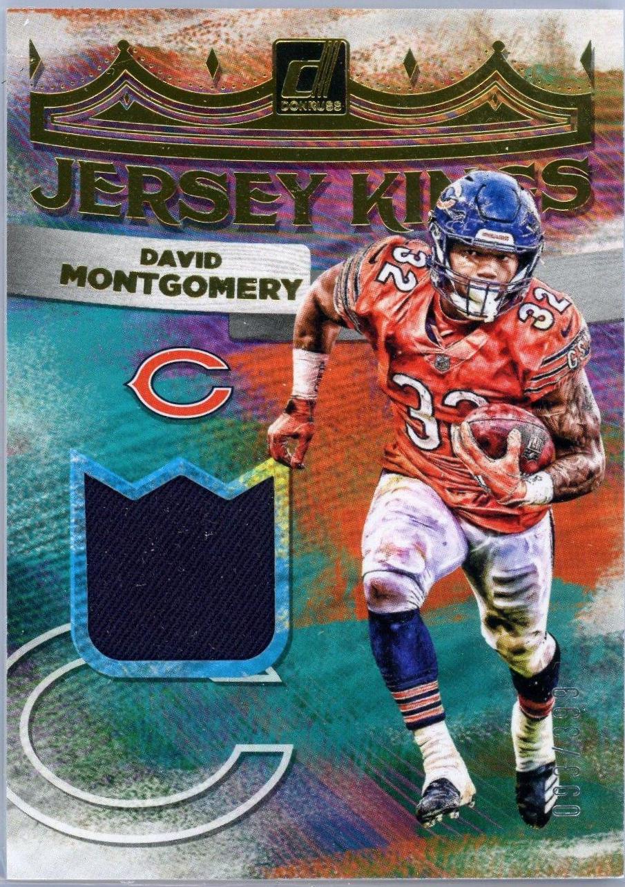 David Montgomery #JK-13 Football Cards 2022 Panini Donruss Jersey Kings