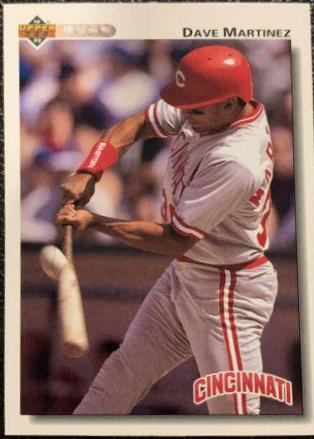 Dave Martinez #784 Baseball Cards 1992 Upper Deck