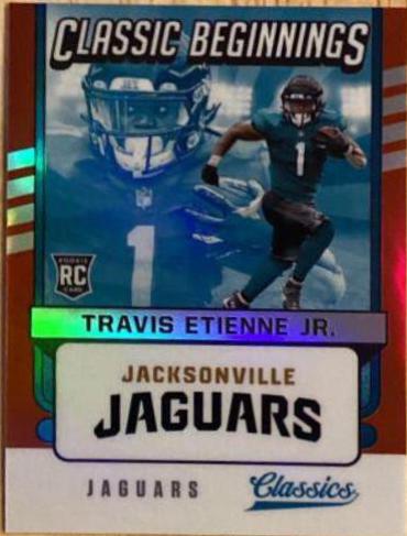 Travis Etienne Jr #CB-TE Football Cards 2021 Panini Classics Beginnings