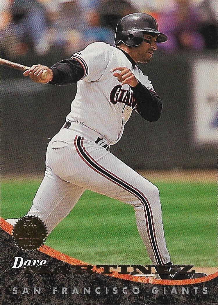 dave martinez #15 Baseball Cards 1994 Leaf