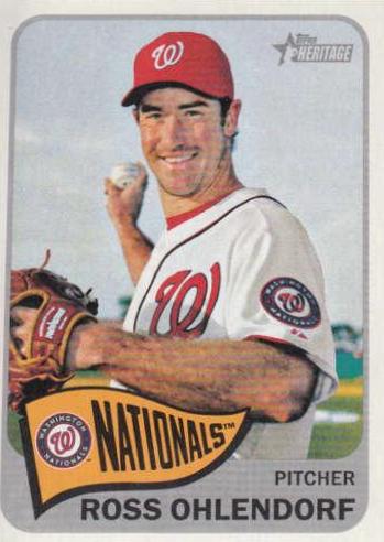 Ross Ohlendorf #13 Baseball Cards 2014 Topps Heritage