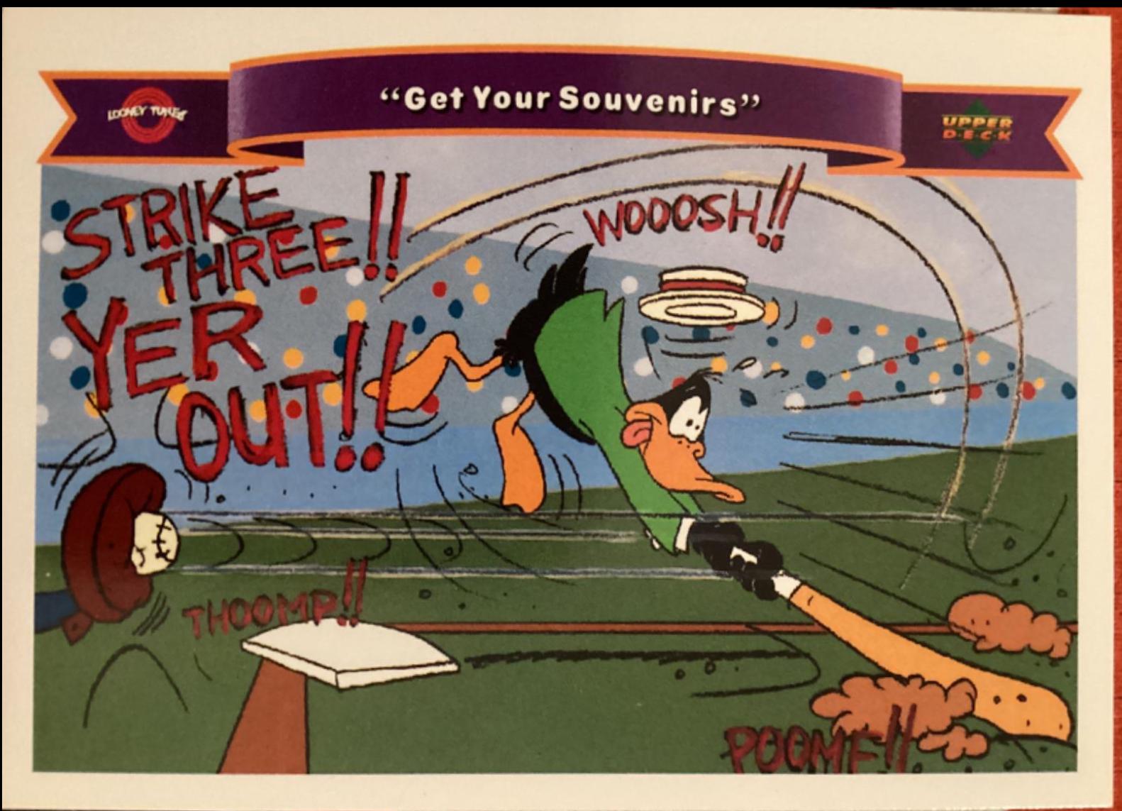 Get Your Souvenirs #185 Baseball Cards 1991 Upper Deck Comic Ball 2