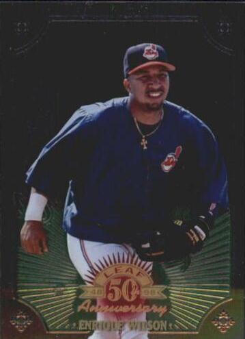 enrique wilson #29 Baseball Cards 1998 Leaf 50th Anniversary