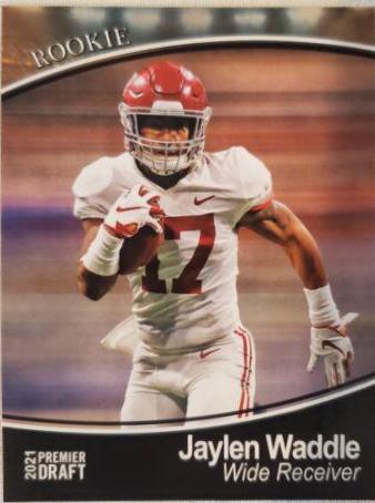 Jaylen Waddle #125 2021 Sage Premier Draft Football