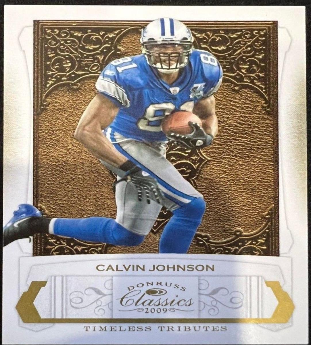 Calvin Johnson #34 Football Cards 2009 Panini Donruss Classics