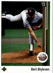 Bert Blyleven #225 Baseball Cards 1989 Upper Deck Prices