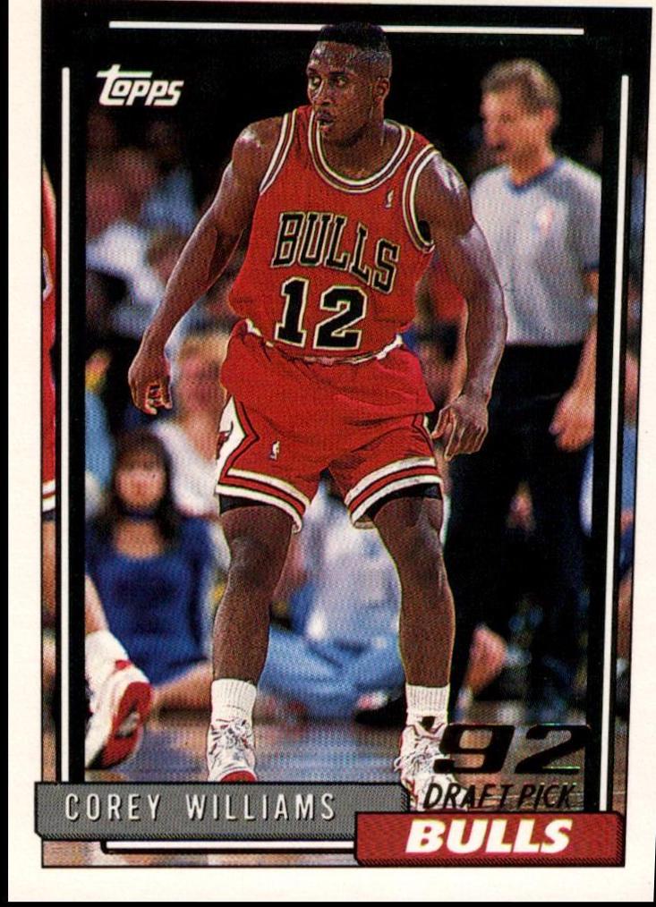 Corey Williams #271 Basketball Cards 1992 Topps