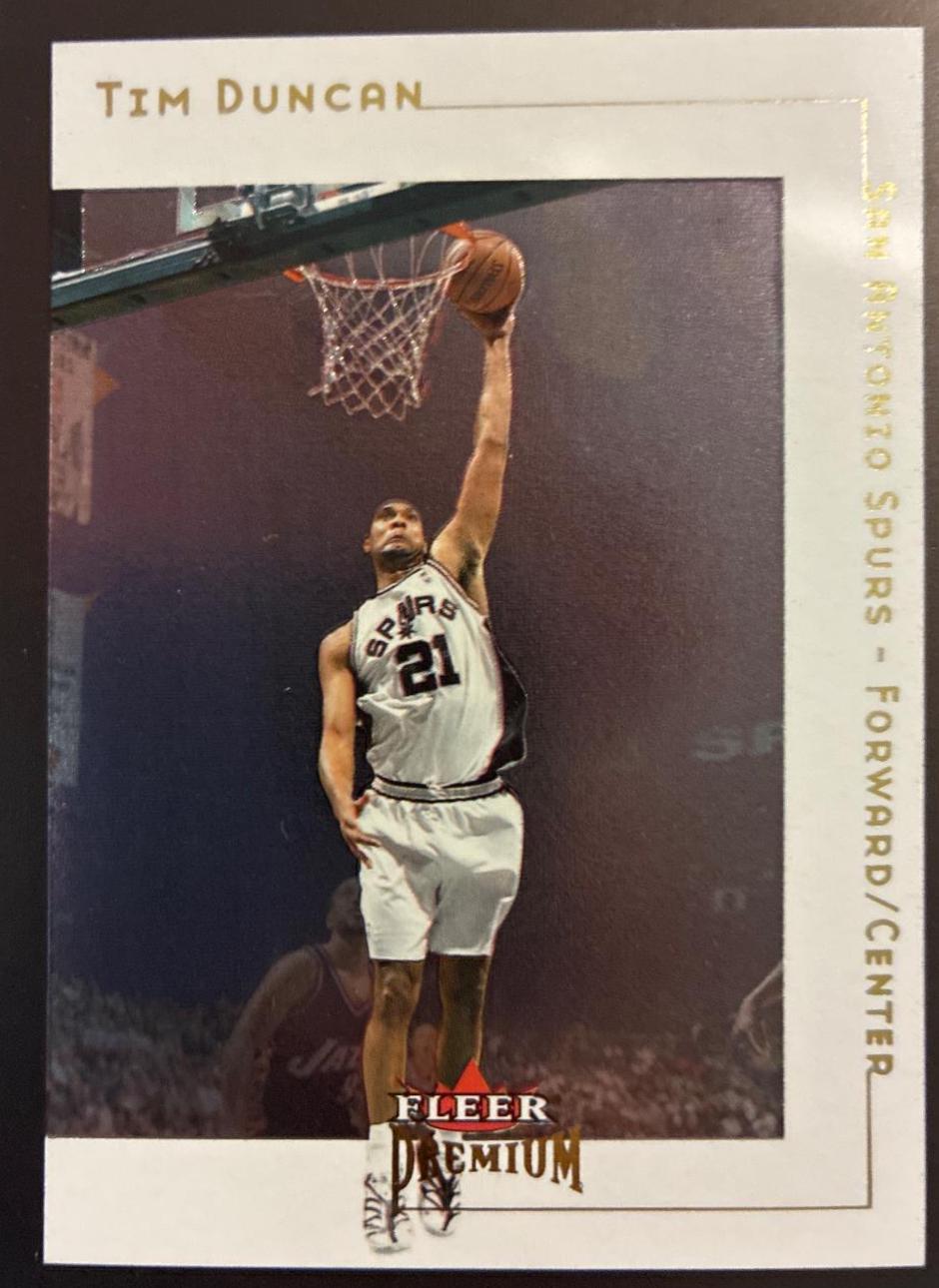 Tim Duncan #143 2001-02 Fleer Premium Basketball