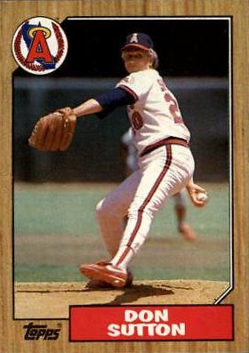 Don Sutton #673 Baseball Cards 1987 Topps