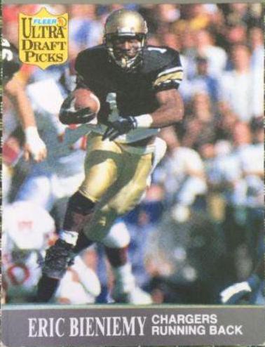 Eric Bieniemy #280 Football Cards 1991 Ultra