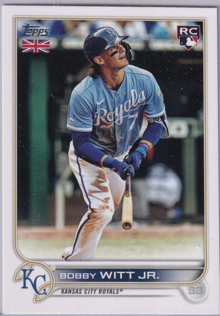 Bobby Witt Jr. #50 Baseball Cards 2022 Topps UK Edition