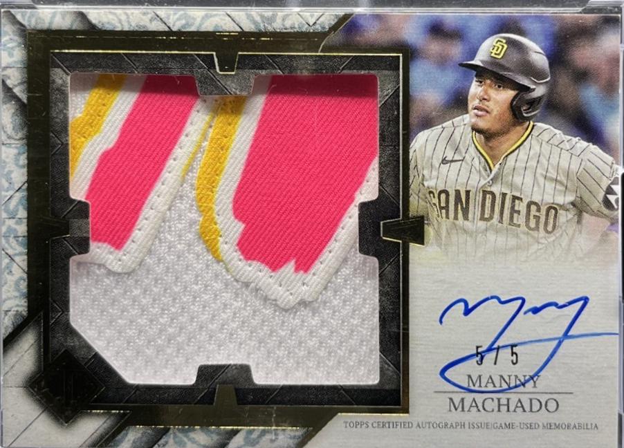 Manny Machado #TJPA-MM 2024 Topps Transcendent Collection Baseball Jumbo Patch Autographs