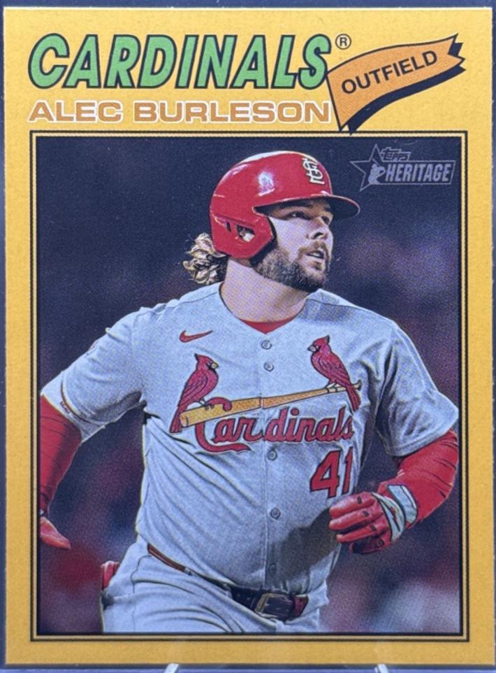 Alec Burleson [Dark Yellow Bordered] #165