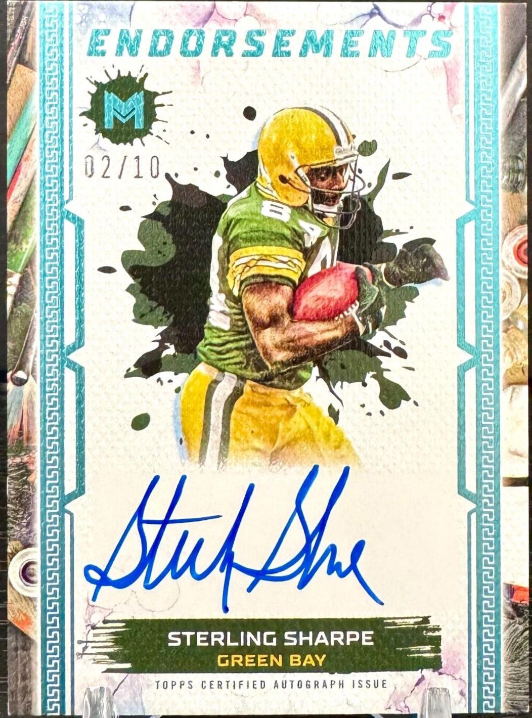 Sterling Sharpe #ME-SS 2023 Topps Motif Endorsements Football
