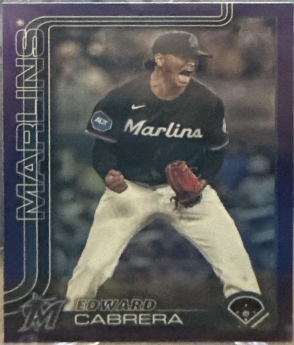 Edward Cabrera [Purple Rainbow Foil] #371
