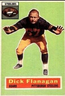 Dick Flanagan #27 Football Cards 1956 Topps