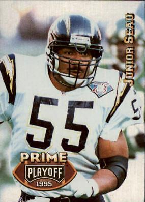 Junior Seau #24 Football Cards 1995 Playoff Prime