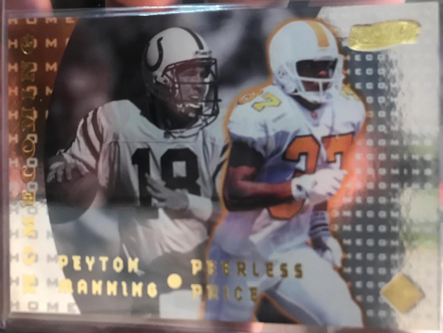 Peyton manning peerless price #HC-16 Football Cards 1999 Collector's Edge Supreme Homecoming