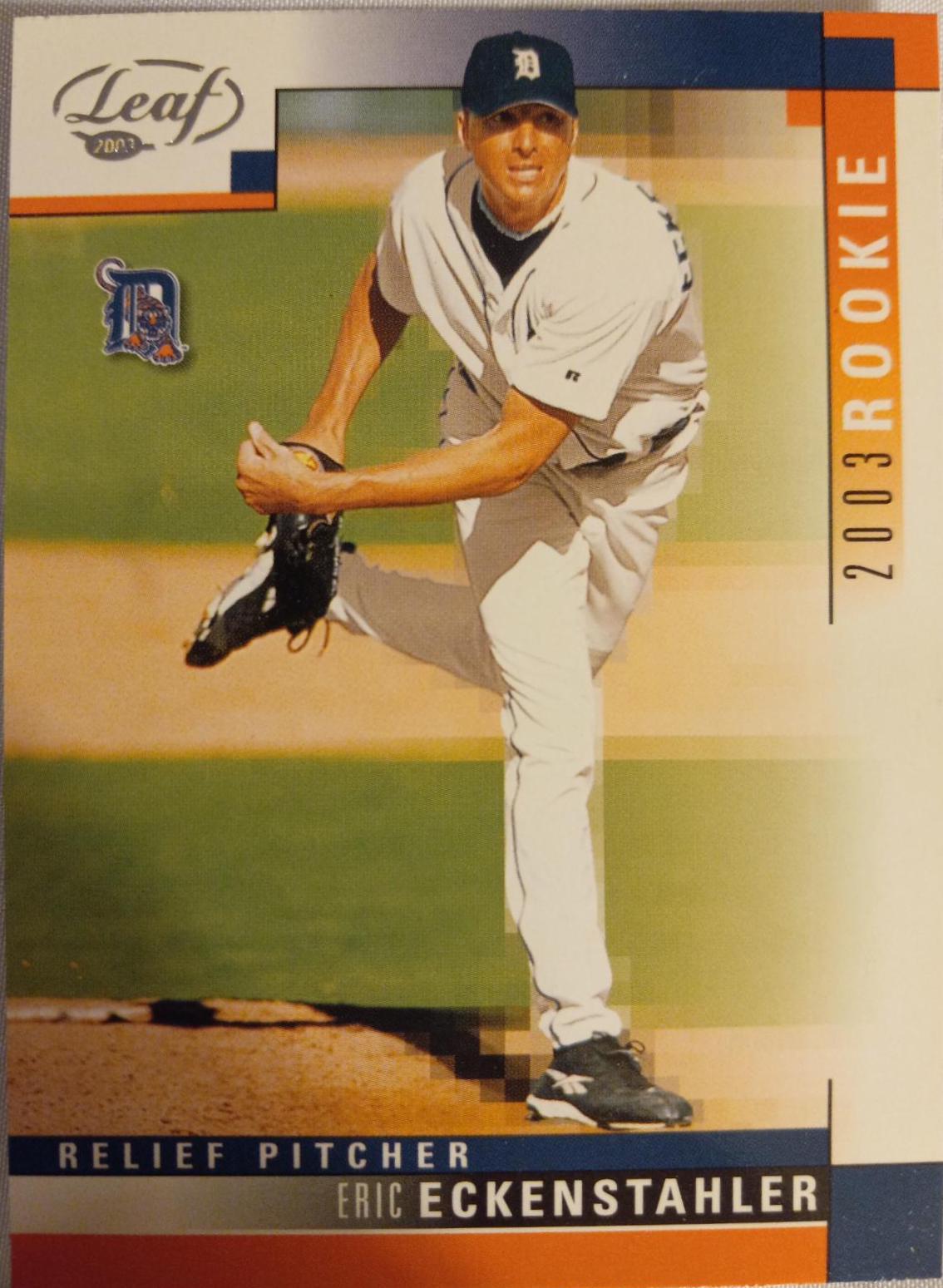 Eric Eckenstahler #284 Baseball Cards 2003 Leaf