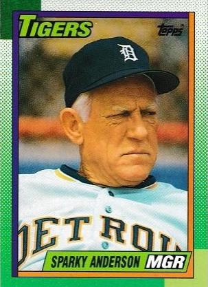 Sparky Anderson #609 Baseball Cards 1990 Topps