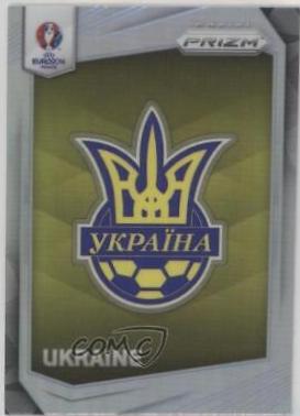 Ukraine #11 Soccer Cards 2016 Panini Prizm UEFA Country Logos