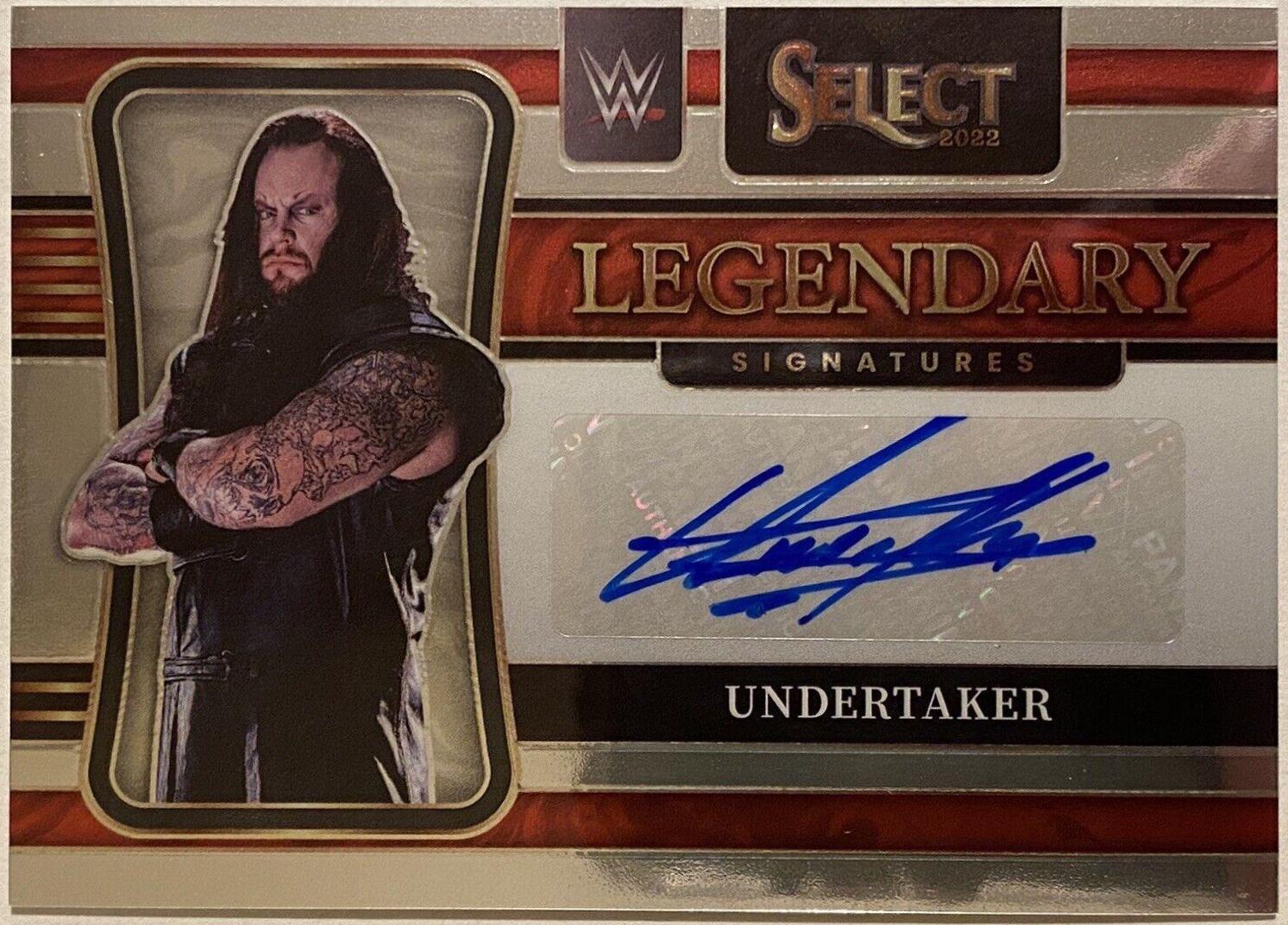Undertaker #LS-UND Wrestling Cards 2022 Panini Select WWE Legendary Signatures