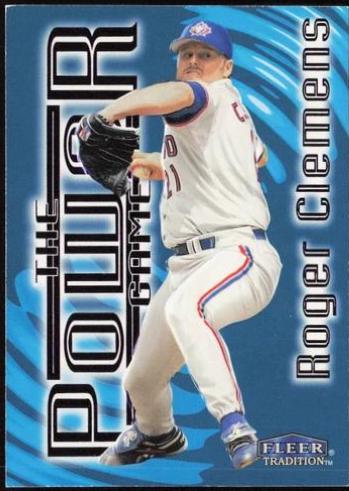 Roger Clemens #5PG Baseball Cards 1998 Fleer Power Game