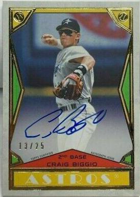 Craig Biggio #BC2-CB Baseball Cards 2018 Topps Brooklyn Collection Autographs