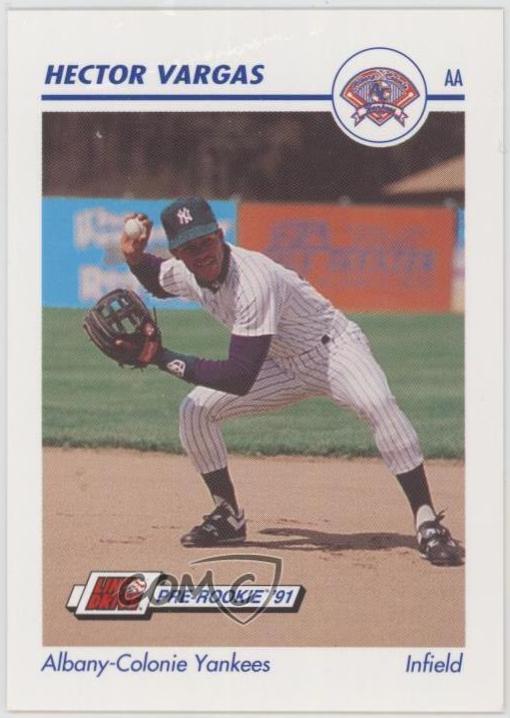 Hector Vargas #22 Baseball Cards 1991 Impel Line Drive Pre Rookie AA