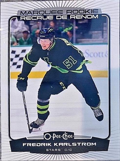 Fredrik Karlstrom #588 Hockey Cards 2022 O Pee Chee