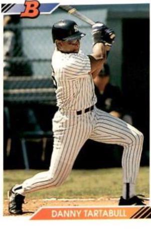 Danny Tartabull #550 Baseball Cards 1992 Bowman