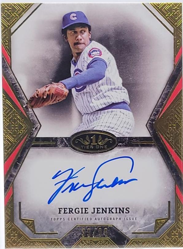 Fergie Jenkins #TOTA-FJ 2025 Topps Tier One Talent Autograph Baseball