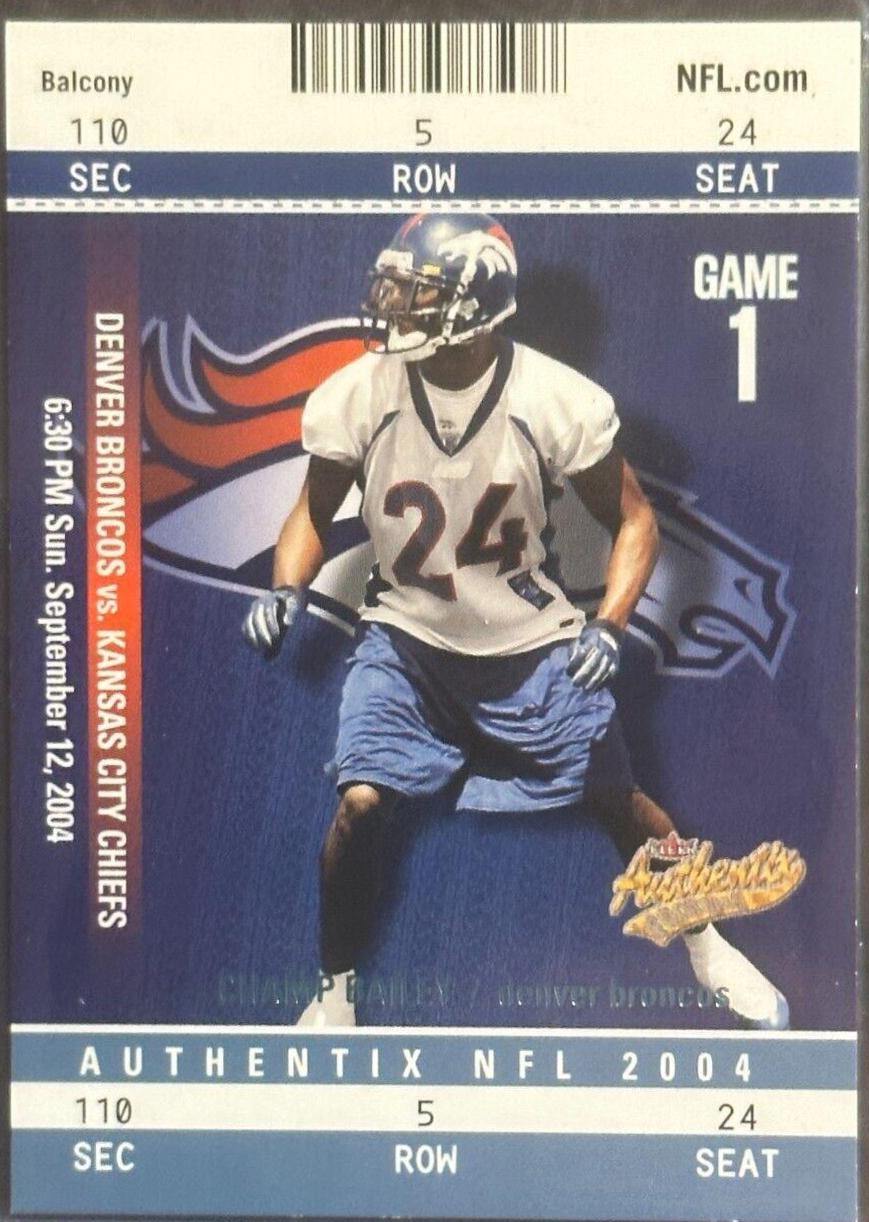 Champ Bailey [Balcony Blue] #20