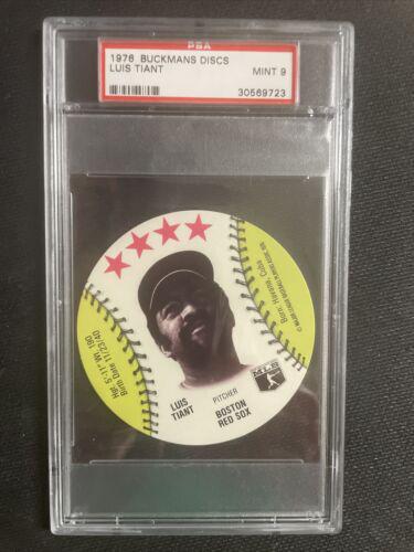Luis Tiant Baseball Cards 1976 Buckmans Discs