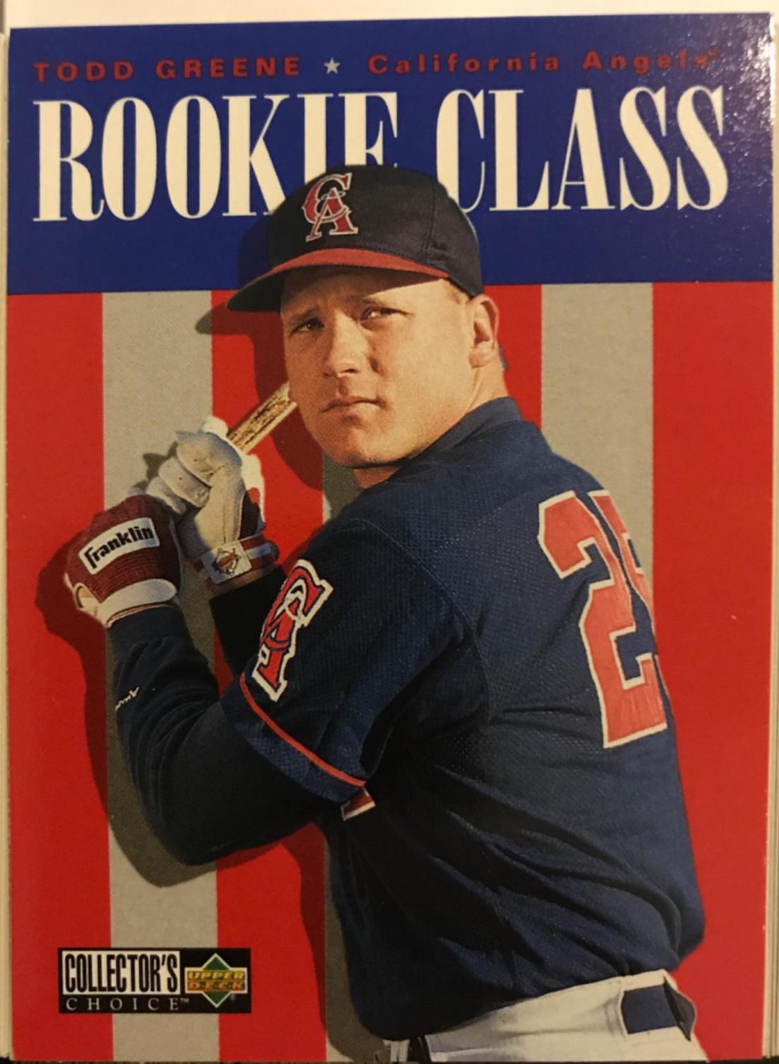 Todd Greene #440 Baseball Cards 1996 Collector's Choice