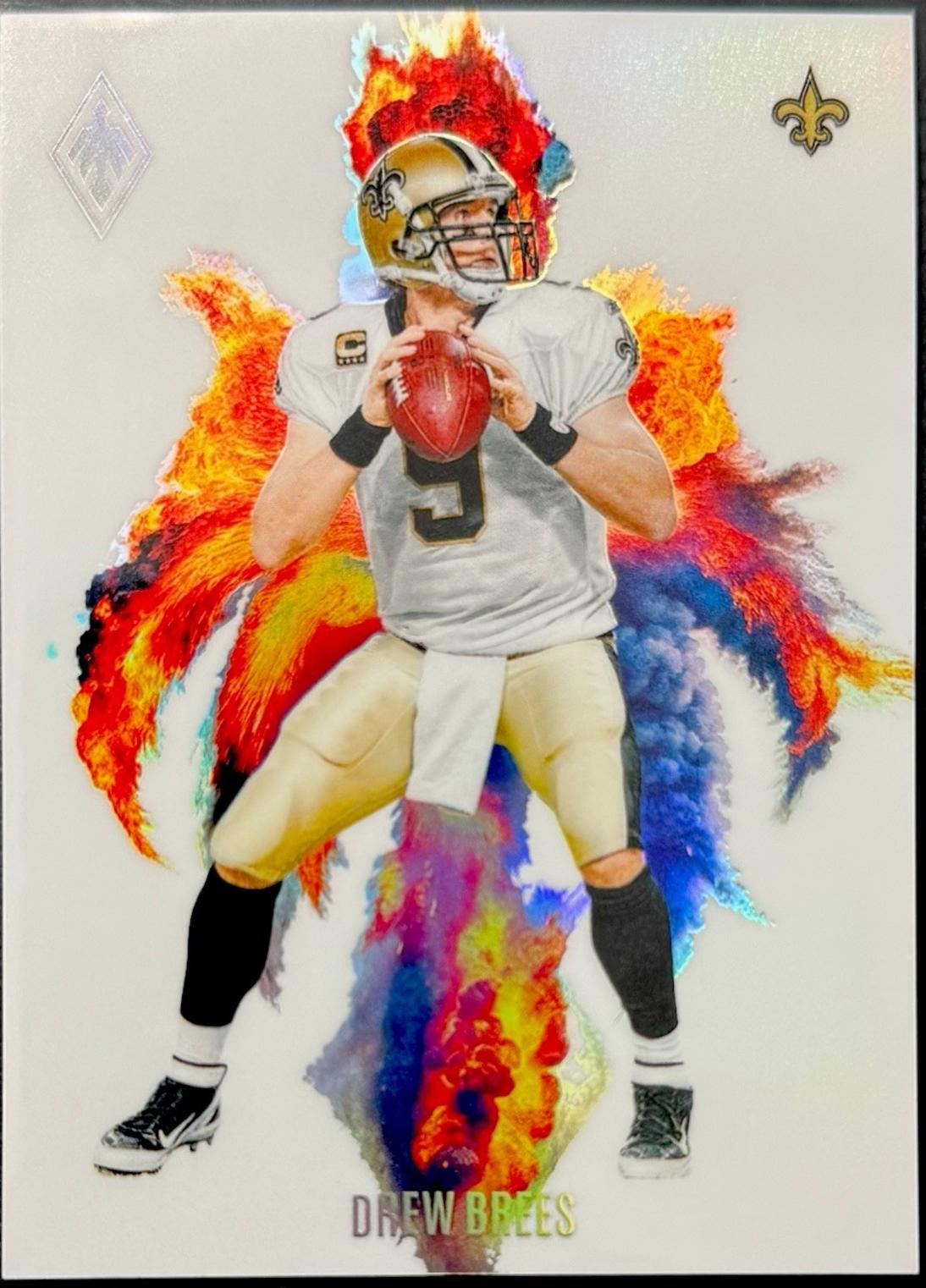 Drew Brees #CB-DBS Football Cards 2024 Panini Phoenix Color Blast