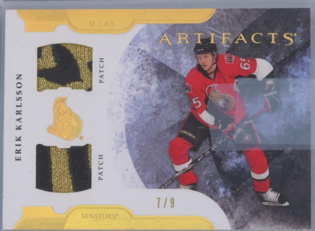 Erik Karlsson #65 2011-12 Upper Deck Artifacts Hockey