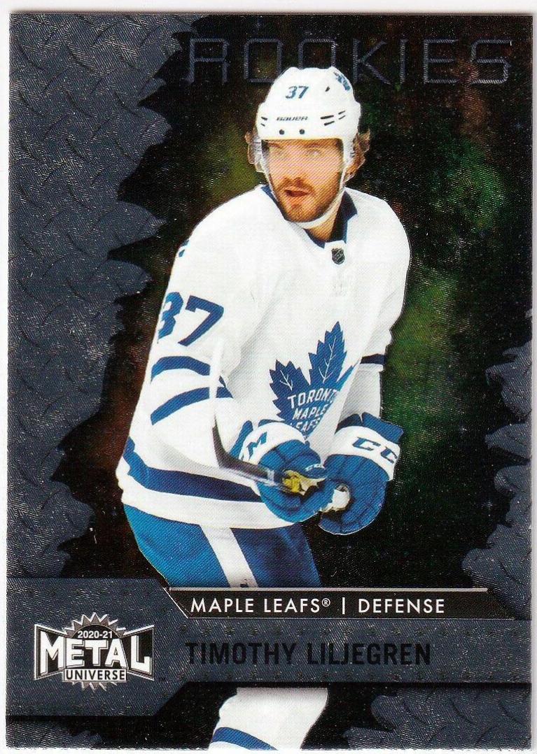 Timothy Liljegren #135 Hockey Cards 2020 Skybox Metal Universe