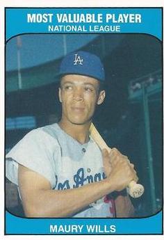 Maury Wills Baseball Cards 1985 TCMA Most Valuable Player