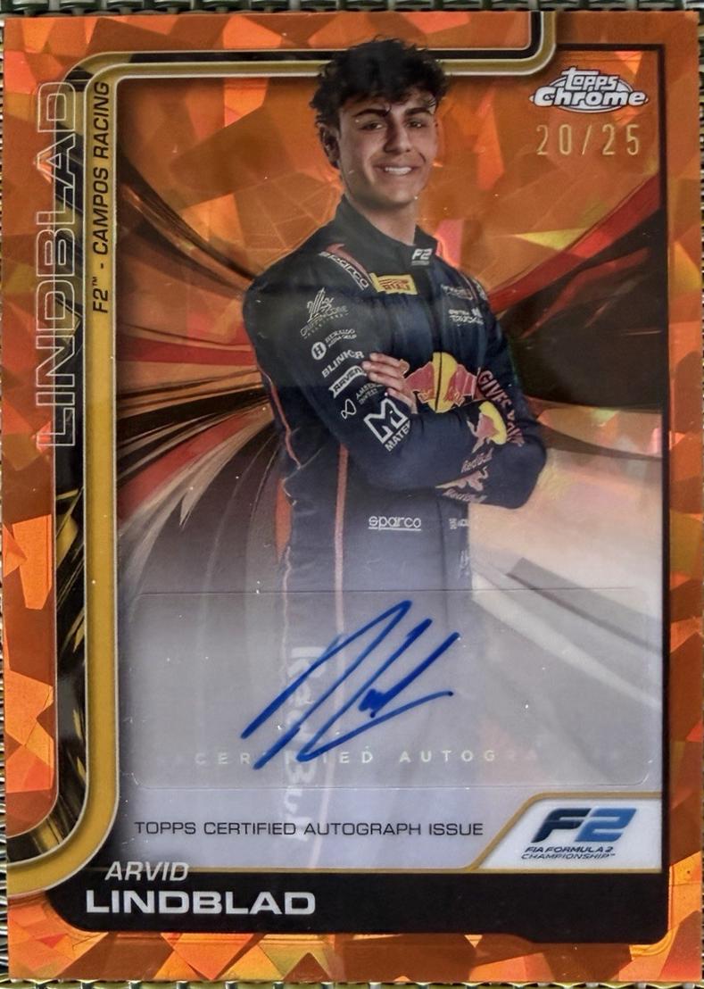 Arvid Lindblad [Orange] #CAC-LIN Prices | 2025 Topps Chrome