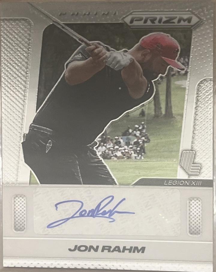 Jon Rahm #27 2025 Panini Prizm LIV Throwback Signature Golf