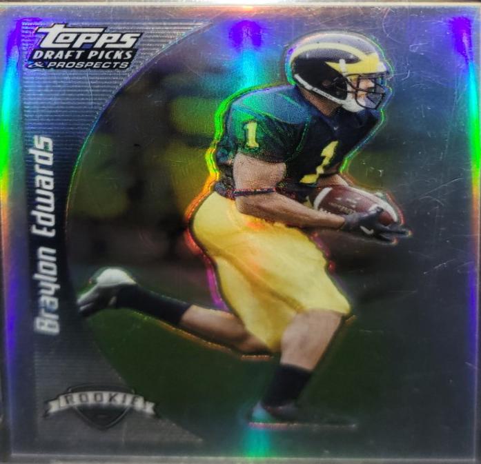 Braylon Edwards [Chrome Black Refractor] #149
