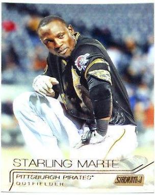 Starling Marte #73 Baseball Cards 2015 Stadium Club