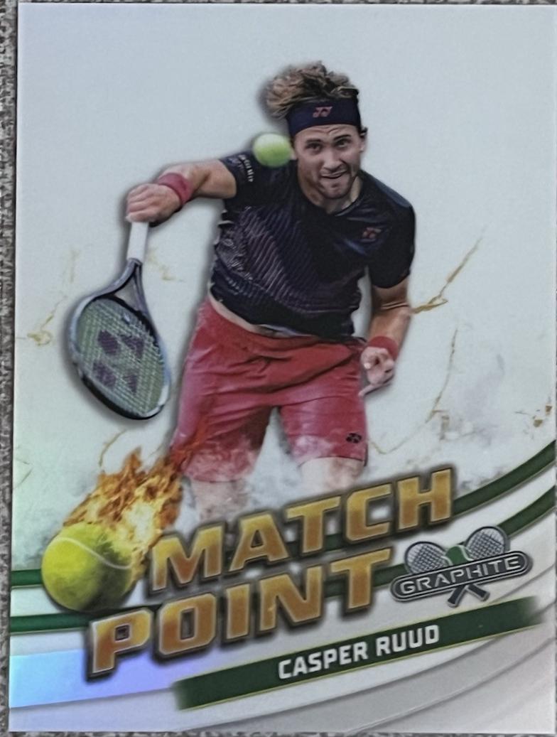 Casper Ruud #MP-CRD Tennis Cards 2024 Topps Graphite Match Point