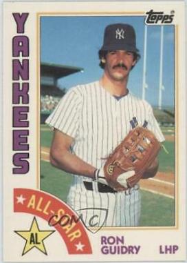 Ron Guidry #406 1984 Topps Tiffany Baseball